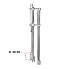 TRIPLE TREE 1-1/8″ Bicycle FORK 28.6mm Thread less Disc Mount 26» FAT TIRES