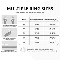 Smart Ring Fitness and Sleep Tracker SpO2 w/ Charging Case for iOS & Android