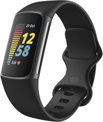 FitBit Charge 5 Advanced Fitness Health Tracker Graphite Stainless Steel New