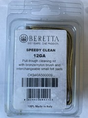 Beretta 12ga Shotgun Cleaning Rope Kit, Bronze/Nylon/Felt (CK940A500009)New
