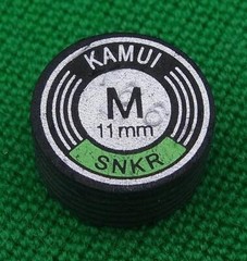 Kamui Black 11mm Snooker Medium (M) Layered Pool Cue Stick Tip Pigskin Leather