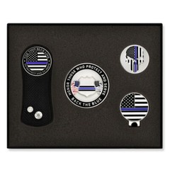 PinMart’s Thin Blue Line 6-PC Golf Gift Set