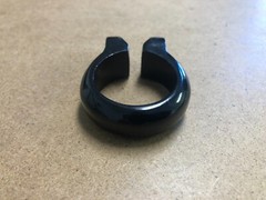 New Kalloy Bicycle Alloy Seat Post Clamp Without Bolt Anodized Black