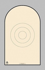 D-1 [D1] Official NRA Bianchi Cup Practice Targets [23″ x 35″] (100 targets)