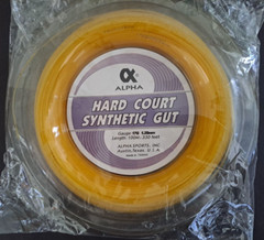 Alpha 17G Natural Synthetic Gut 330ft 200m Reel Tennis String 17 gauge 1.25mm