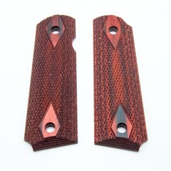 NEW Original 1911 COLT Government Rosewood Grips – Double Diamond – NO AMBI CUT