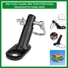 Durable Steel Bike Trailer Hitch Coupler with Safety Pin – Easy Installation