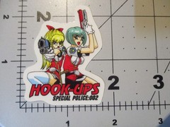 HOOK-UPS Skate STICKER Special Police skateboards helmets decal mini B109 N