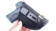 Walther PPK, PPK/S | IWB Conceal Shirt Tuck Holster w/ Sweat Guard. MADE IN USA