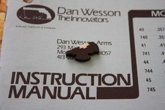 NOS Factory Dan Wesson Revolver White Front Sight Insert 14, 15, 22, 44, 32, 445