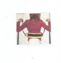Gymnastic Spotting Belts Med 23-27″ Inch Waist Yellow Training Acrobatics