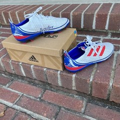 Adidas Cleats Game Mode FG J Soccer Unisex 6 Youth Red Blue White Soccer Cleats