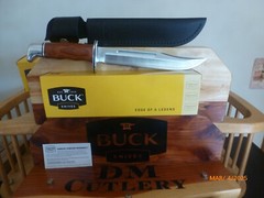 Buck 120CCS General Heritage Series Fixed Blade Knife, Leather Sheath USA NIB