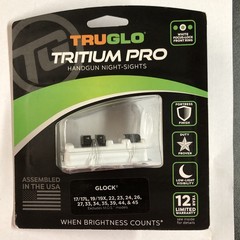 TRUGLO TG231G1W TRITIUM PRO NIGHT SITES GLOCK 17/17L19/19X/22-24/26-27/33-35/44