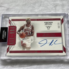 2023 Panini National Treasures Dennis Rodman AUTO /35 All-NBA Signatures – Rare