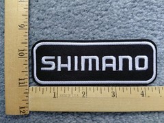 SHIMANO FISHING TACKLE RODS AND REELS FISHING IRON ON PATCH FREE SHIPPING