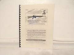 Bushmaster XM15 Rifle Owners Manual Copy Comb binding card stock USA Made gloss