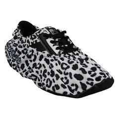 KR Strikeforce Flexx White Leopard Bowling Shoe Covers One Size Fits Most