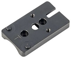Beretta USA EUS03052 RDO Plate Beretta 90/92 Black fits w/ Trijicon RDO
