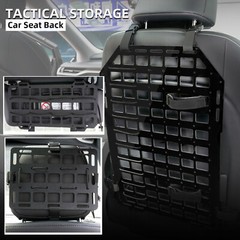 Car Seat Back/Sun Visor/Headrest Tactical Rigid MOLLE Panel Storage Universal