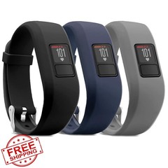 iBREK Vivofit 3/jr Bands 3pk Black/Navy/Gray S