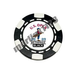 2009 US Open Bethpage Black – Magnetic Clay Poker Chip Golf Ball Marker