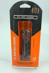 1911 MAGAZINE 9 MM 10 RD MAG SS GOVT FLAT FOLLOWER REMOVE BASE METALFORM 9.743