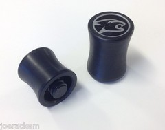 Predator New Logo Uni-Loc Joint Protectors – Black & Silver – 2 Piece Set