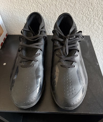 adidas Youth Soccer Cleats Shoes – Black Lace-Up Athletic Footwear