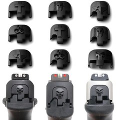 MAKERSHOT 3D Aluminum Slide Cover Plates for S&W M&P, M&P Shield, and SD Models