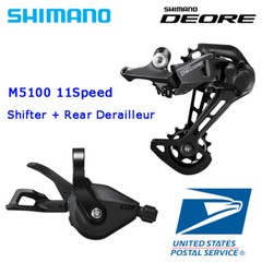 NEW Shimano Deore 1×11 Speed M5100 2pcs Rear Derailleur + Right Shifter MTB