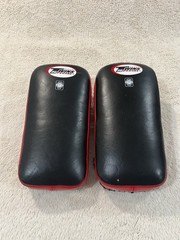 Twins Special Genuine Leather Thai Kick Pads Muay Thai Boxing MMA Handmade