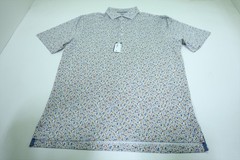Johnnie-O Golf Breakfast Ball Polo Mens Size Medium White New INV12586580