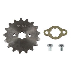 420Chain 17mm 10-18T Front Sprocket For 50 70 90 110 125 140cc ATV Pit Dirt Bike