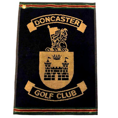 Vintage Sir Christopher Hatton Doncaster Golf Club Caddy Towel Made Belgium RARE