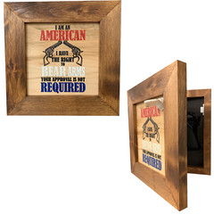 Bellewood Designs Patriotic 2nd Amendment I Have The Right To Bear Arms Hidden G