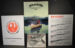 30 years of Ruger Firearms, 80 Poster/Bro. Mailer, 86 Catalog