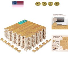 Durable EVA Foam Floor Tiles – Customizable Interlocking Mats for Home Offices