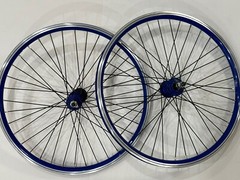 BMX ALLOY 20 X 1 1/8 RIM SET CHOSEN TAIWAN NOS BLUE