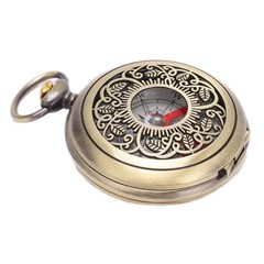 Outdoor Brass Compass Portable Waterproof Pocket Navigation Camping Hiking Tool