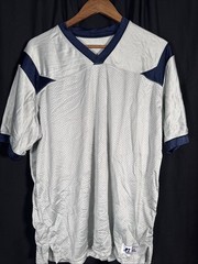 Gray/Navy Practice Football Jersey Adult XL