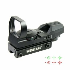 Tactical Holographic Reflex Red Green Dot Sight 4 Reticle – 11mm Dovetail Mount