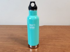 Klean Kanteen Teal Stainless Steel Vacuum Insulated 20oz Water Bottle