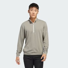 Adidas Golf Men’s Lightweight Half Zip Pullover Size M Pebble/Silver