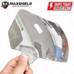 MaxShield Clear Football Helmet Visor + Quick Clips Riddell SpeedFlex Schutt F7