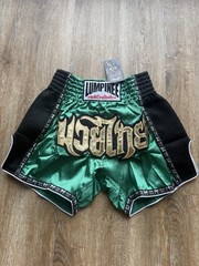 Lumpinee Muay Thai Shorts Green Gold M Thailand