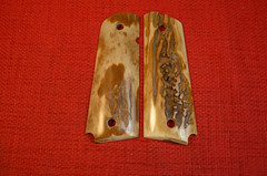Genuine Sambar Stag 1911 Government Model Grips A Fabulous Pair Custom Made