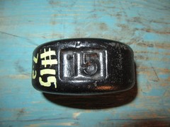 YORK Roundhead Half 15 Pound Blob Grip Number Side 1st Generation