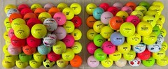 140 Assorted Multi-Color Golf Balls All Washed Ready to Play AAA Best Value-Pix