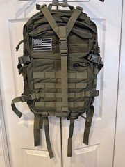 USCCA Military olive Green Tactical Backpack Laptop Compartment Heavy Duty Ruck